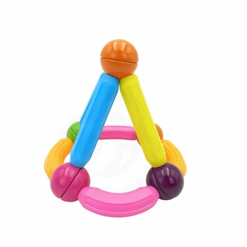 WOOPIE Magnetiniai Konstravimo Blokai 28 vnt. Stori ir Saugūs