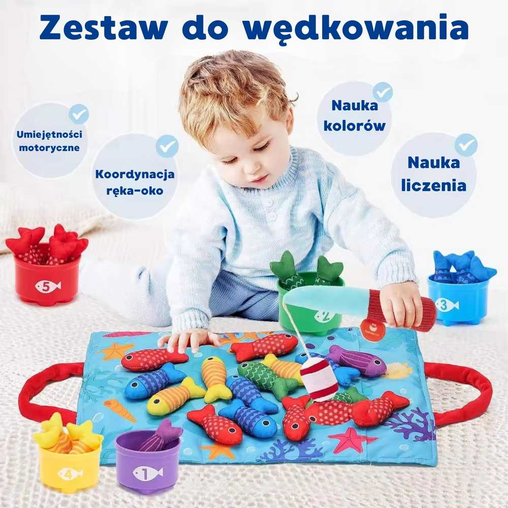 WOOPIE Mėgėjo žvejys rinkinys Sušalimo mokymas 22 vnt.