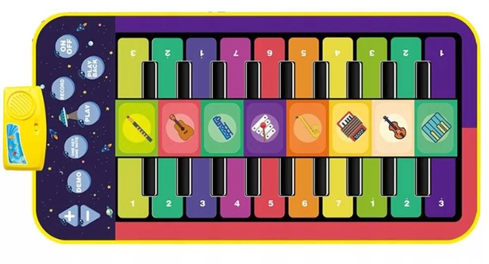Woopie Muzikinis grindų lavinamasis kilimas 140 x 70 cm