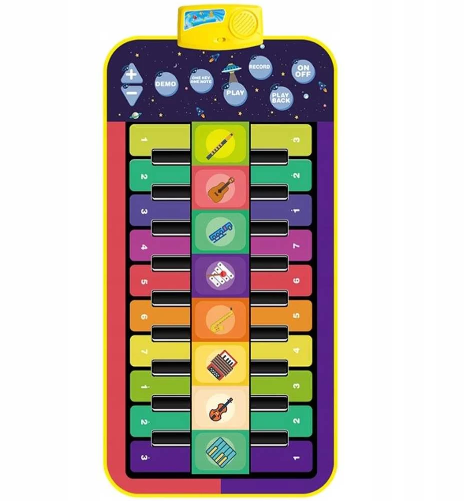 Woopie Muzikinis grindų lavinamasis kilimas 140 x 70 cm