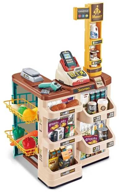 Woopie Žaislas Supermarketas su Vežimėliu ir Priedais
