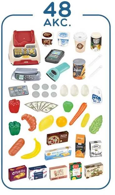 Woopie Žaislas Supermarketas su Vežimėliu ir Priedais