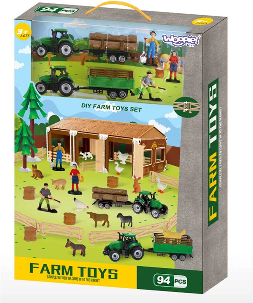 WOOPIE rinkinys Little Farmer XL Farm Figūrėlės