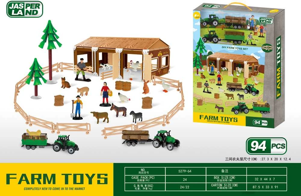 WOOPIE rinkinys Little Farmer XL Farm Figūrėlės