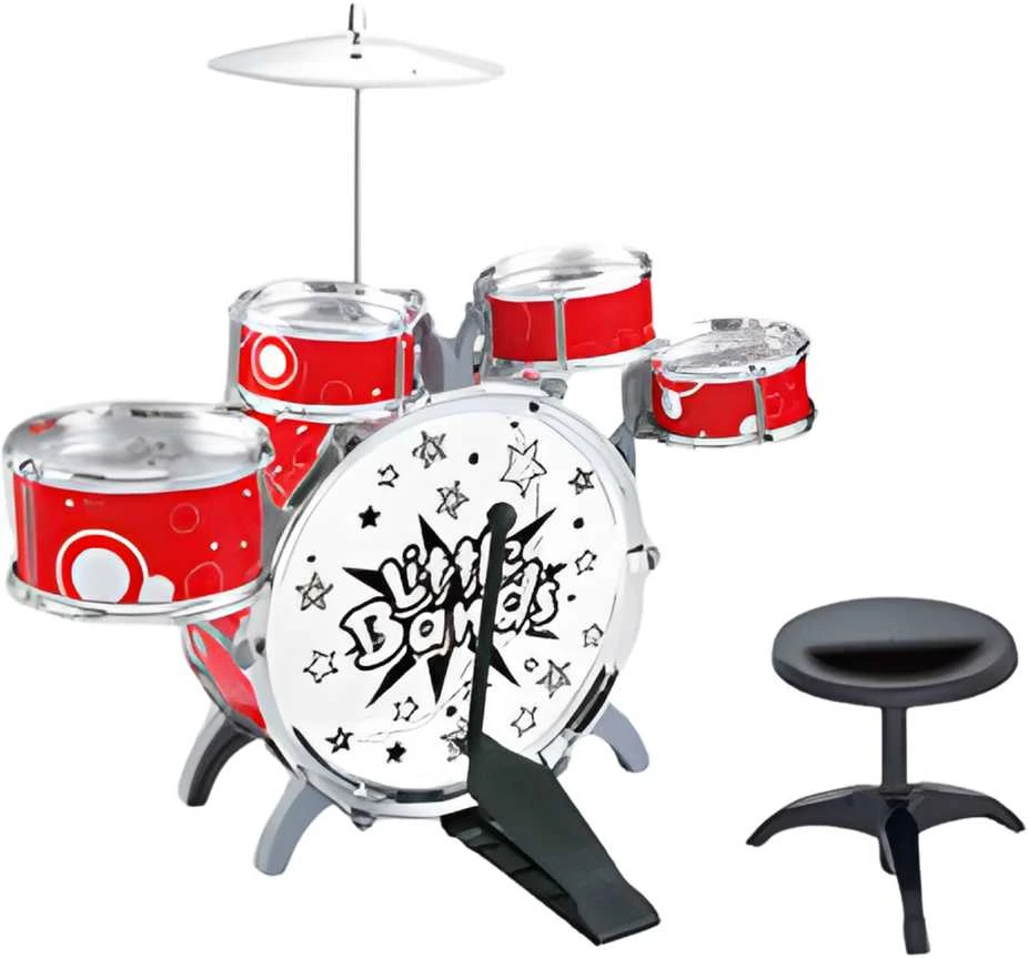 Vaikiškas edukacinis būgnų rinkinys WOOPIE