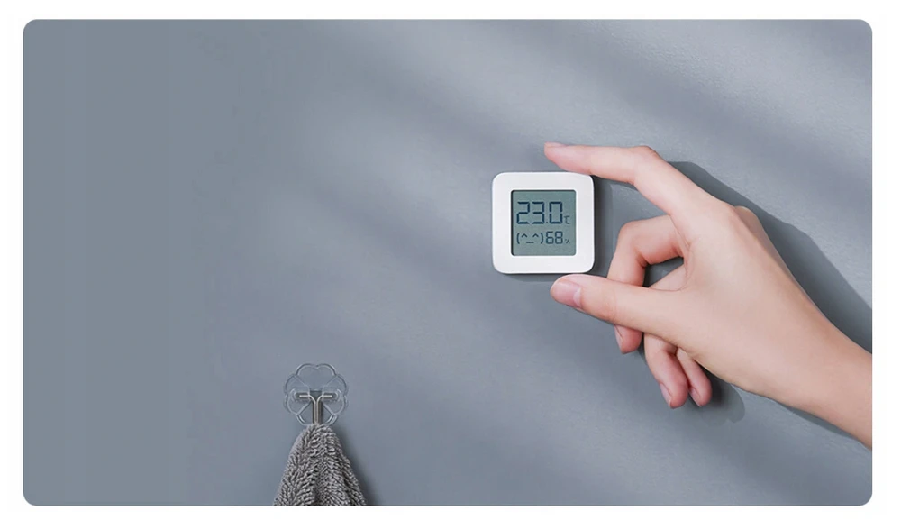 Jutiklis Xiaomi Mi Temperature and Humidity Monitor 2, baltas
