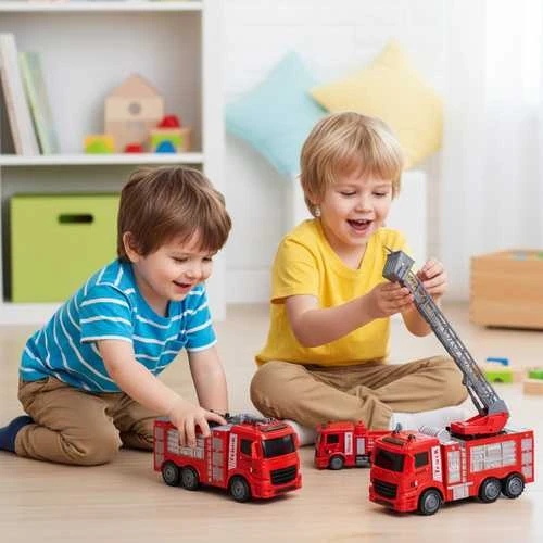 Iso Trade Fire brigade car set 26305