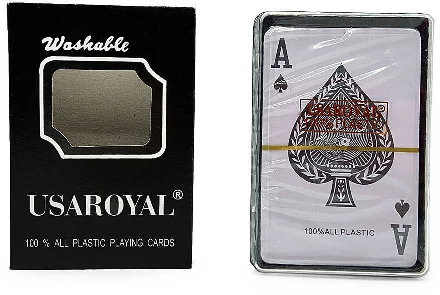 Kortos 54 vnt. plastikinės