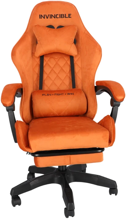 Žaidimų kėdė „Invincible”, oranžinės spalvos