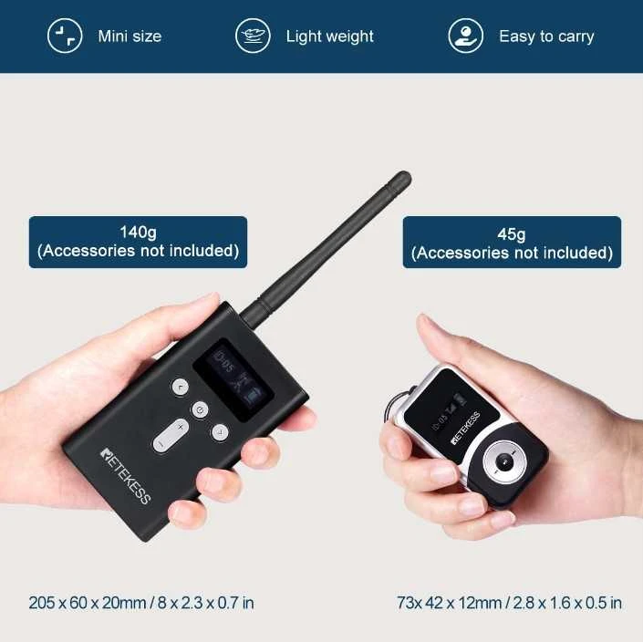 Bevielė žodzių vertimo sistema - 25 vartotojai Retekess T130S T131S Interpretation