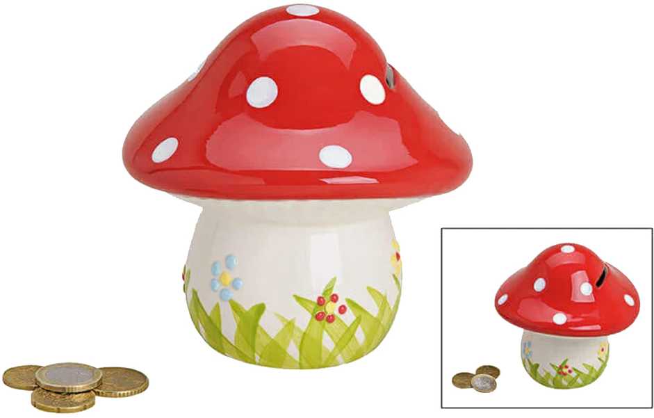 Hanipol Piggy Bank - Toadstool