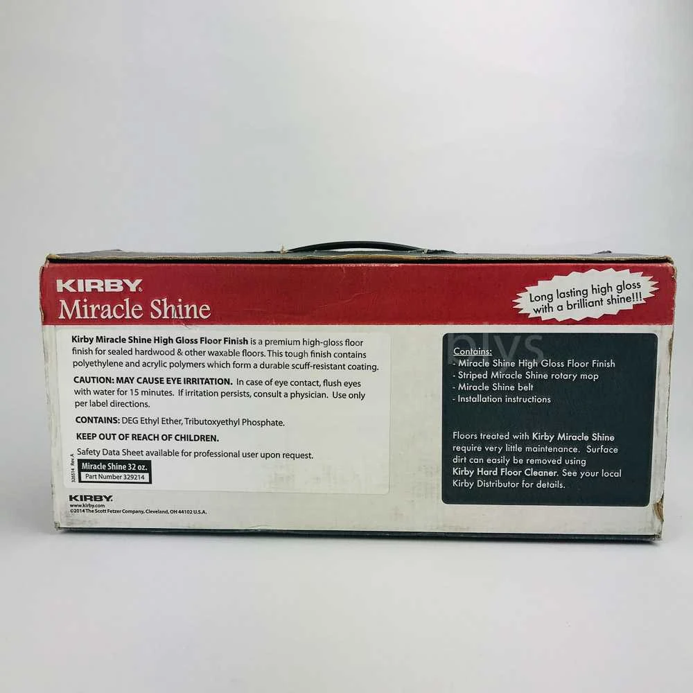 Kirby siurblio volelis medinių grindų poliravimui ir chemija Miracle Shine ypatingam blizgesiui ir apsauginiam sluoksniui sukurti