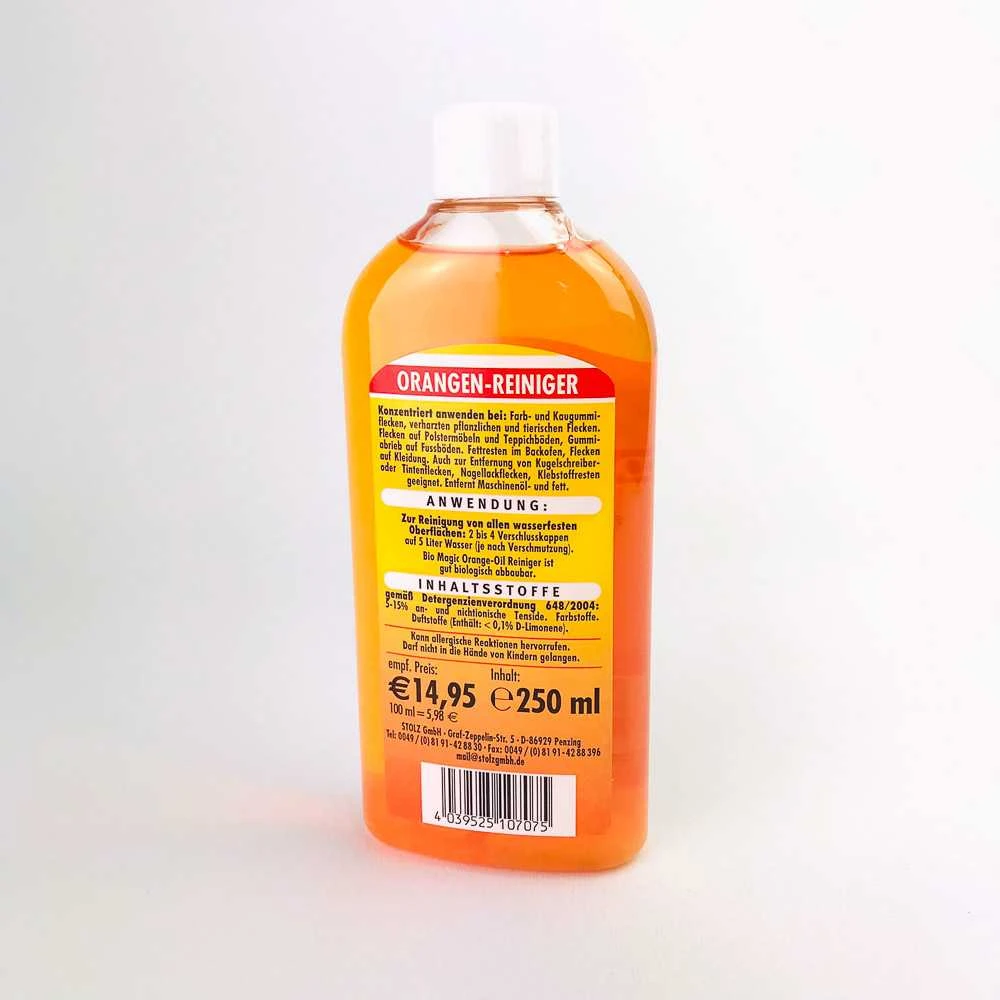 Stolz Bio Magic Orangen-Reiniger universalus apelsinų aliejaus valiklis-koncentratas, 250ml