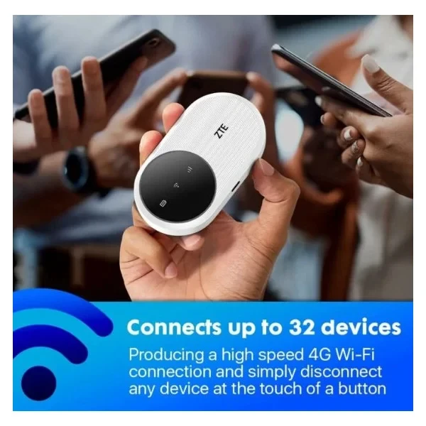 Maršrutizatorius 4G modemas ZTE U10 MiFi- CAT 4, WiFi 6