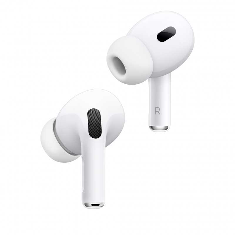 Ausinės Apple AirPods Pro (2 kartos) su "MagSafe" dėklu (USB-C), baltos spalvos