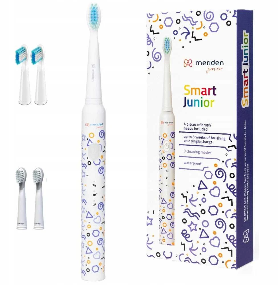 Dantų šepetėlis Elektrinis dantų šepetukas MERIDEN Sonic+ Professional, violetinis