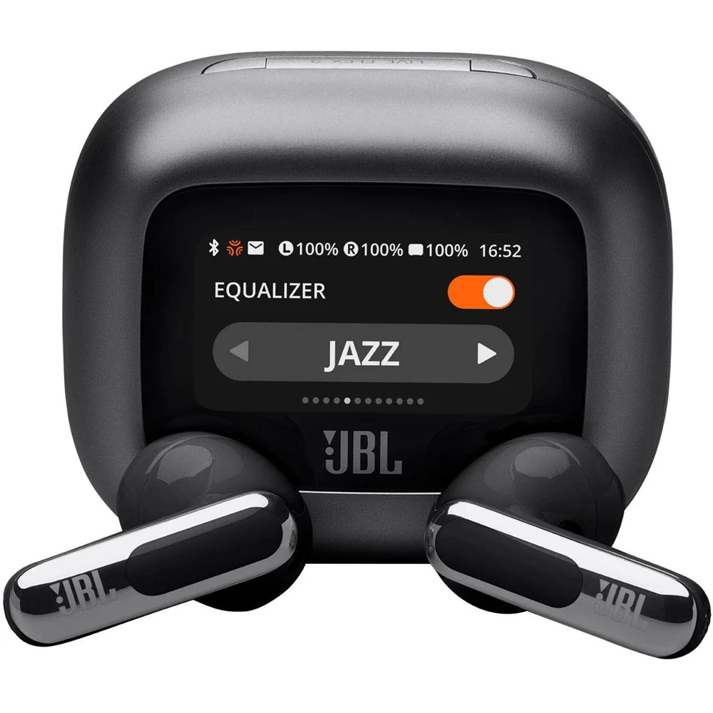 JBL Live Flex 3 TWS ausinės, Juodos