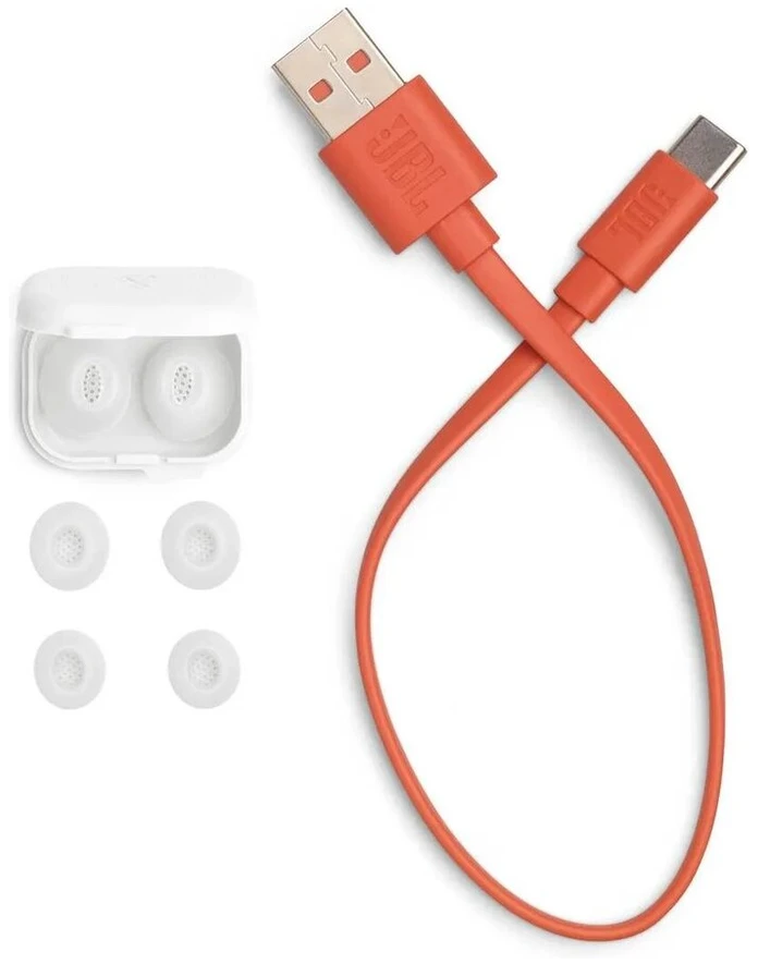 Ausinės JBL Tune Flex 2 Ghost Edition TWS Bluetooth Belaidės In-Ear Earphone Ghost Baltas EU