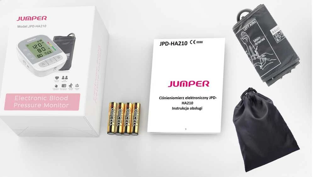 Kraujospūdžio matuoklis Jumper JPD-HA210 balta ir-pilka