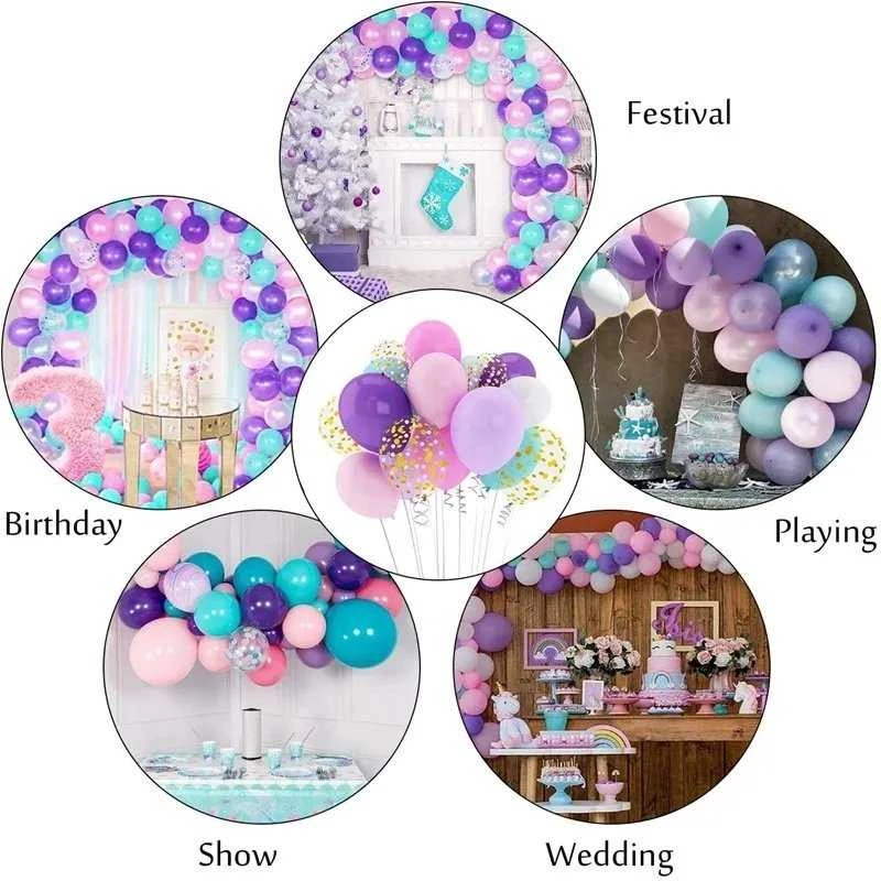 Macaron Pastel balionų rinkinys šventėms (164pcs)