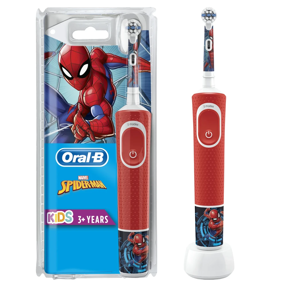 Elektrinis dantų šepetėlis ORAL-B BRAUN D100 SPIDERMAN