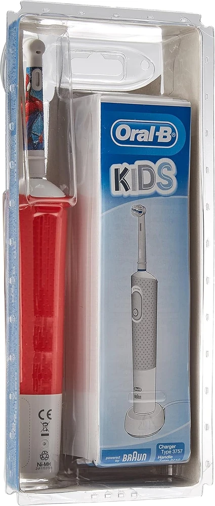 Elektrinis dantų šepetėlis ORAL-B BRAUN D100 SPIDERMAN