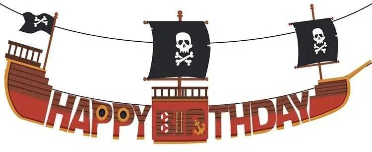 Pirate vakarėlio dekoravimo balionų rinkinys
