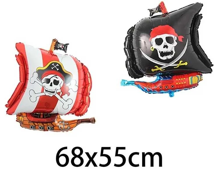 Pirate vakarėlio dekoravimo balionų rinkinys