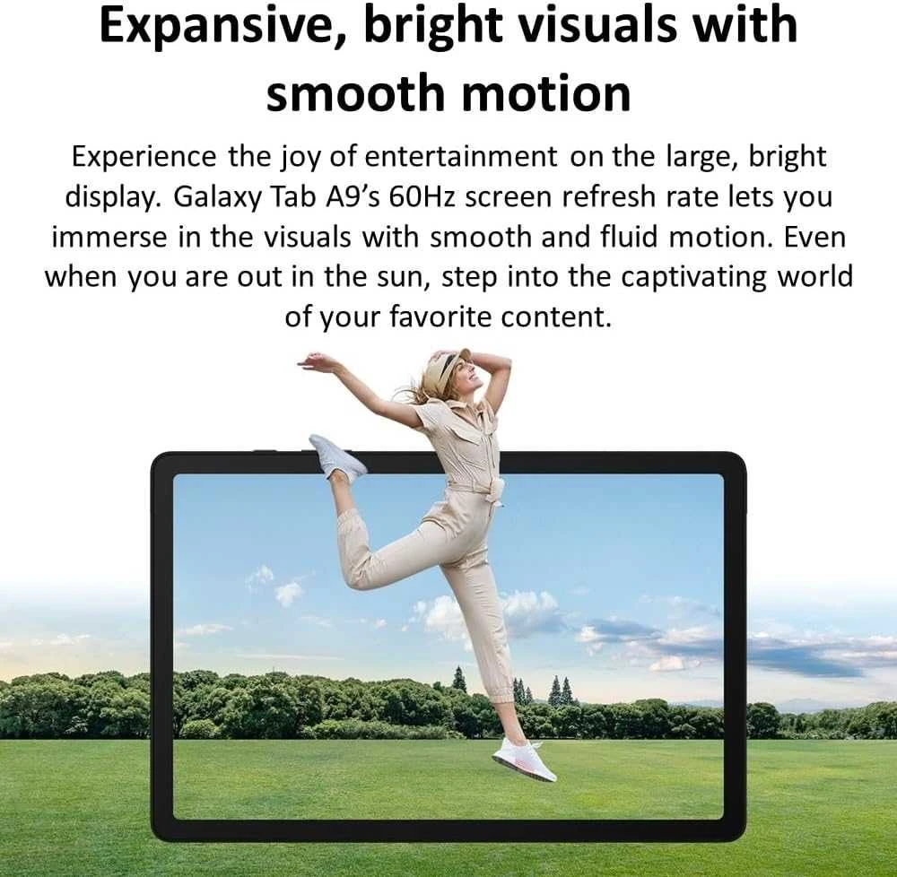 Planšetė Samsung Galaxy Tab A9 LTE, 64GB, 8.7 col., Pilkos spalvos