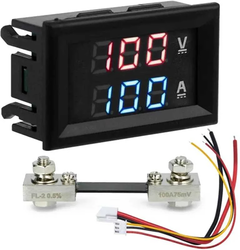 Ampermetras-voltmetras Benetech TMP-DC-100A