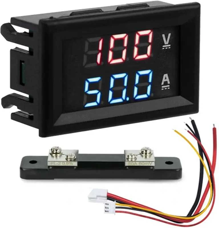 Ampermetras-voltmetras Benetech TMP-DC-50A