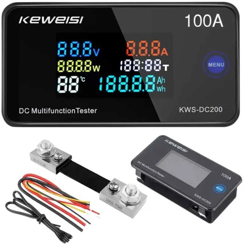 Ampermetras-voltmetras KWS-DC200 100A