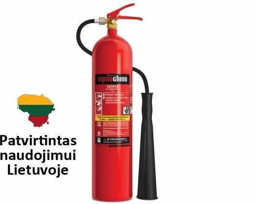Angliarūgštės gesintuvas GS-5x B/MP