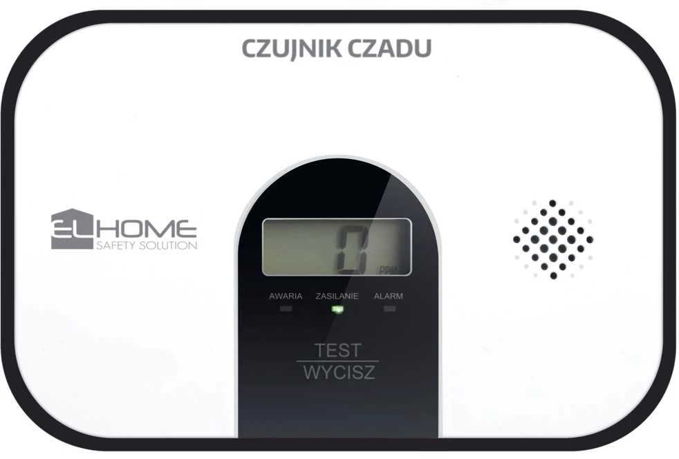 Anglies monoksido detektorius su termometru El home CD-54A2v22G300