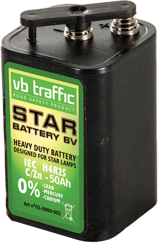 Baterija lempoms STAR 6V/50Ah