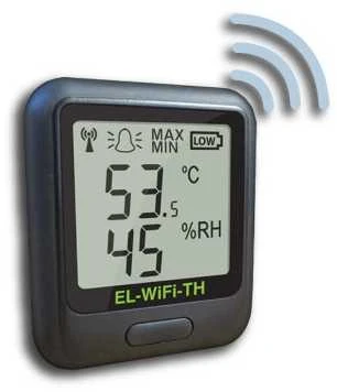 Bevielio ryšio temperatūros ir drėgmės duomenų kaupiklis EL-WiFi-TH