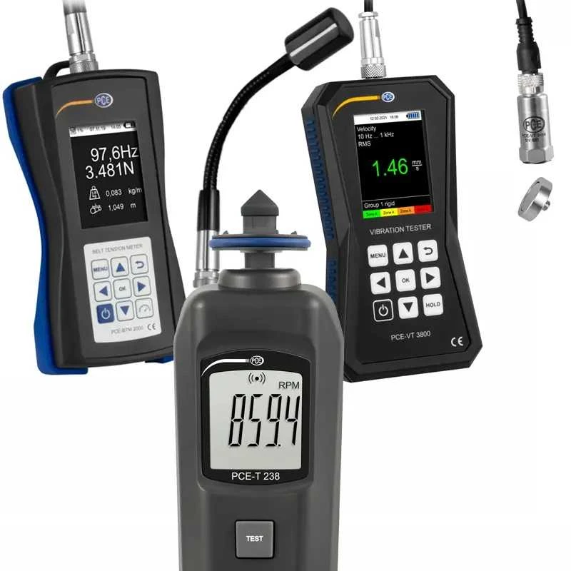 Diržo įtempimo matuoklių rinkinys PCE-BTM 2000TVT-KIT