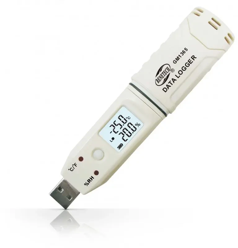 Drėgmės ir temperatūros registratorius Benetech GM1365