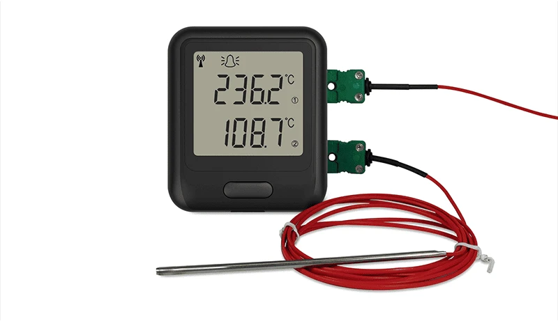 Dviejų kanalų termoporos zondo duomenų registravimo jutiklis EasyLog EL-WiFi-21CFR-DTC
