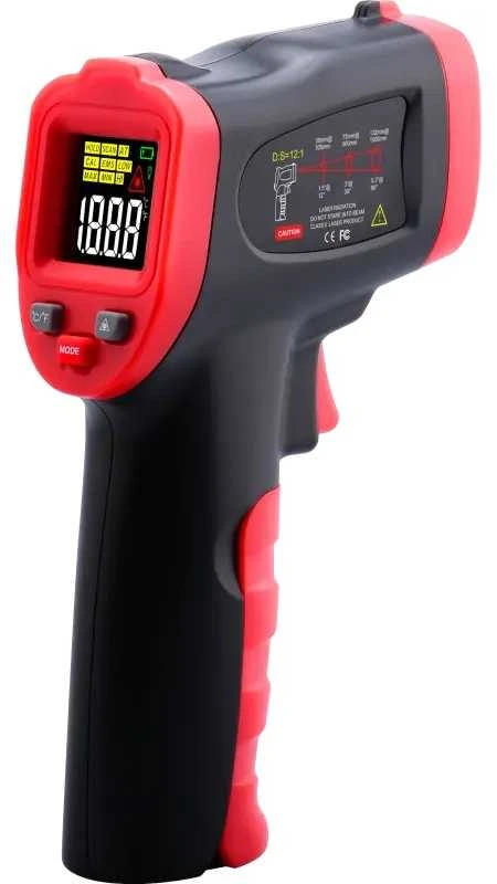 Infraraudonųjų spindulių termometras - pirometras Wintact WT327D