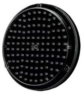 Įspėjamasis kelio žibintas su 120 LED
