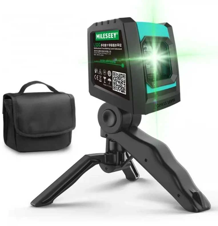 Kryžminis lazerinis nivelyras Mileseey L52G