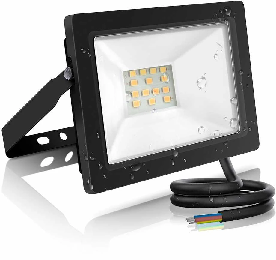 LED lempa 10W 4000K 187835 (juodos spalvos)