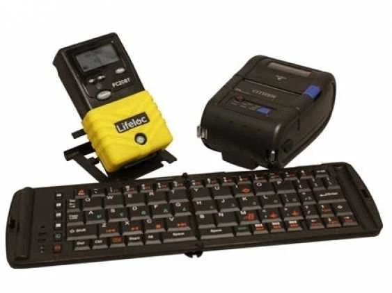 Lifeloc Technologies Alkotesteris Lifeloc FC20BT DMS Kit su bevieliu spausdintuvu ir klaviatūra