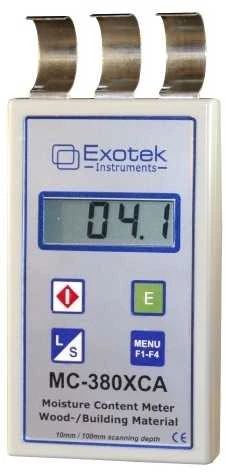 Medienos ir statybinių medžiagų drėgmės indikatorius (nepažeidžiantis objekto) Exotek MC-380XCA