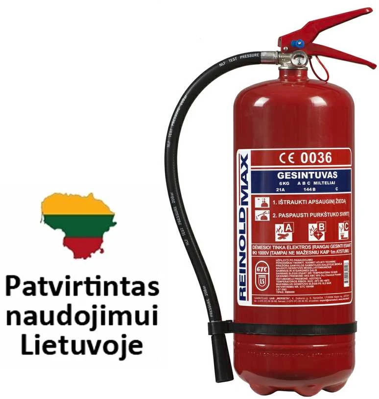 Miltelinis gesintuvas GP-6x-ABC/MP