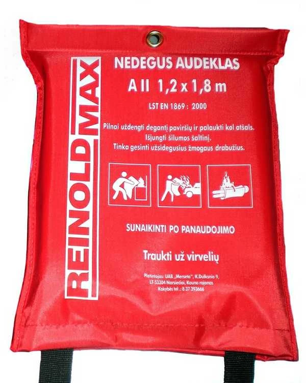 Nedegus audeklas AII - 1,20 x 1,80 m