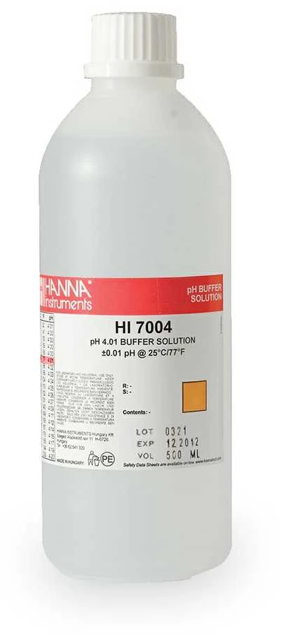 pH 4.01 kalibravimo tirpalas HI7004L (500 mL)