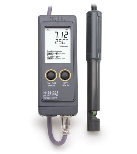 pH, EC/TDS ir temperatūros matuoklis HI991300