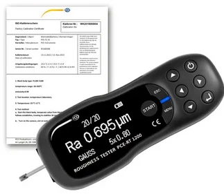 Profilometras PCE-RT 1200-ICA su ISO kalibravimo sertifikatu
